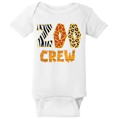 Zoo Crew Animal Print For Kids Or Adults Zoo Group Baby Bodysuit