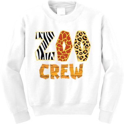 Zoo Crew Animal Print For Kids Or Adults Zoo Group Kids Sweatshirt