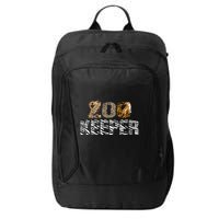 Zookeeper Costume African Animals Zebra Wild Print Savanna City Backpack
