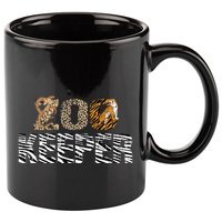 Zookeeper Costume African Animals Zebra Wild Print Savanna 11oz C Handle Ceramic Mug