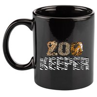 Zookeeper Costume African Animals Zebra Wild Print Savanna 11oz C Handle Ceramic Mug