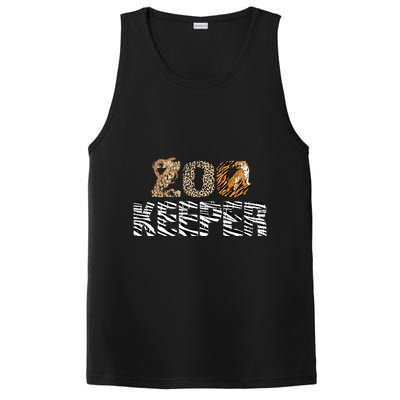 Zookeeper Costume African Animals Zebra Wild Print Savanna PosiCharge Competitor Tank