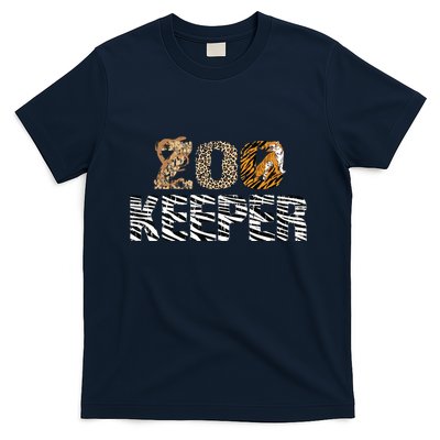 Zookeeper Costume African Animals Zebra Wild Print Savanna T-Shirt