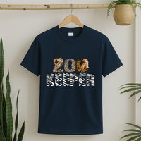 Zookeeper Costume African Animals Zebra Wild Print Savanna T-Shirt