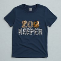 Zookeeper Costume African Animals Zebra Wild Print Savanna T-Shirt