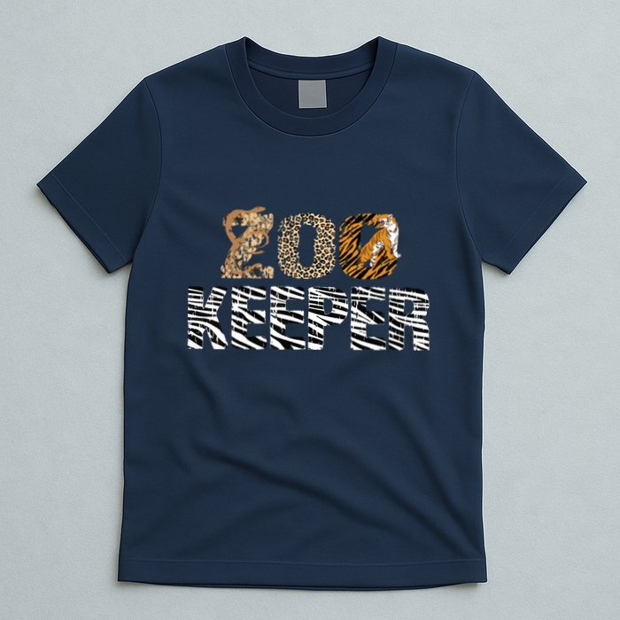 Zookeeper Costume African Animals Zebra Wild Print Savanna T-Shirt