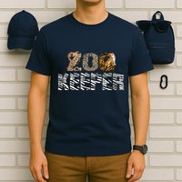 Zookeeper Costume African Animals Zebra Wild Print Savanna T-Shirt