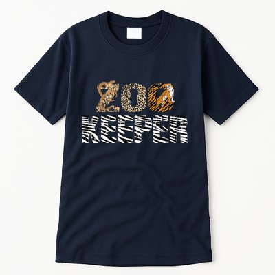 Zookeeper Costume African Animals Zebra Wild Print Savanna Tall T-Shirt