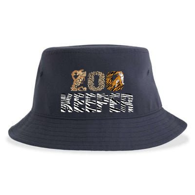 Zookeeper Costume African Animals Zebra Wild Print Savanna Sustainable Bucket Hat