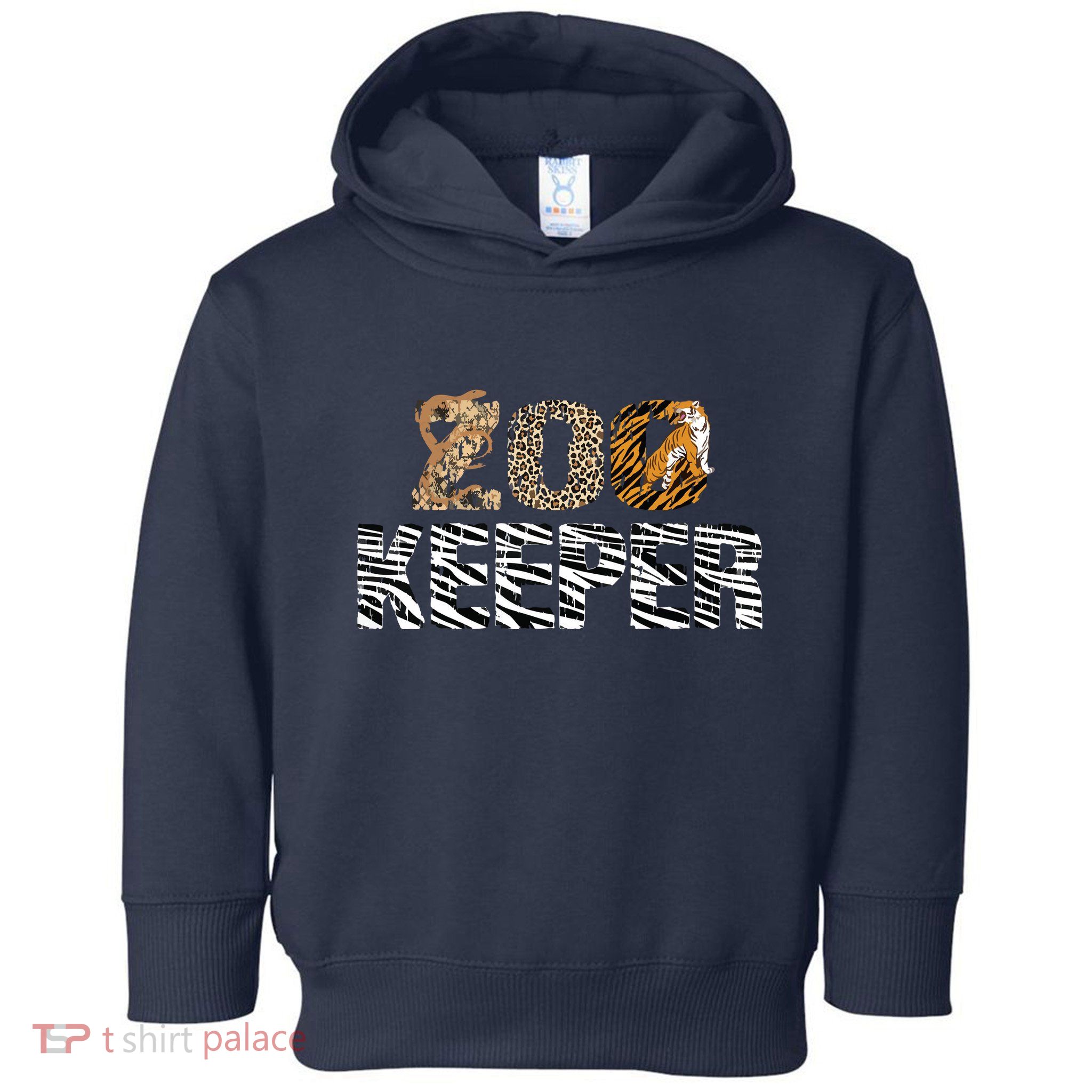 Zookeeper Costume African Animals Zebra Wild Print Savanna Toddler Hoodie