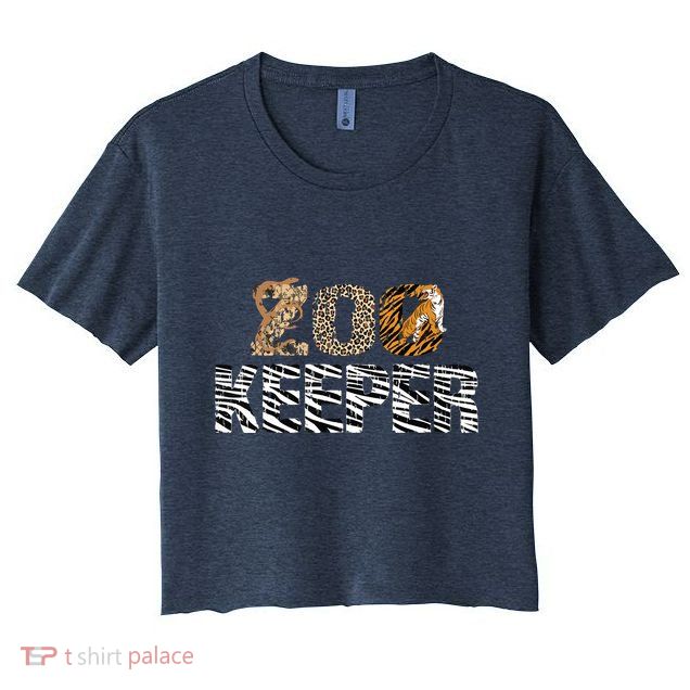 Zookeeper Costume African Animals Zebra Wild Print Savanna Crop Top