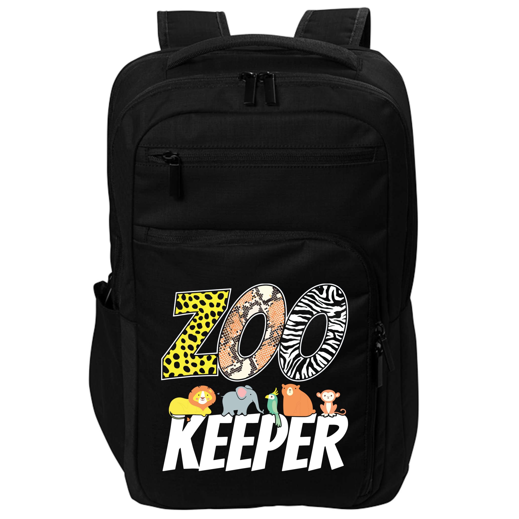Zookeeper Costume African Savanna Zoo Keeper Animals Lover Impact Tech Backpack