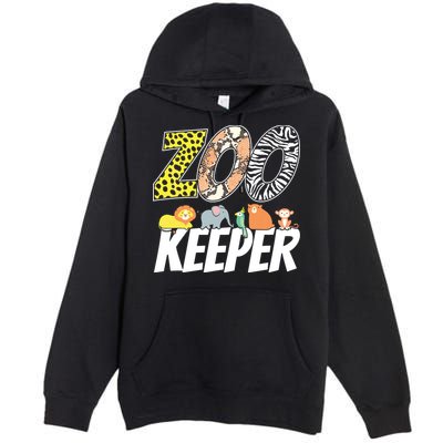 Zookeeper Costume African Savanna Zoo Keeper Animals Lover Premium Pullover Hoodie