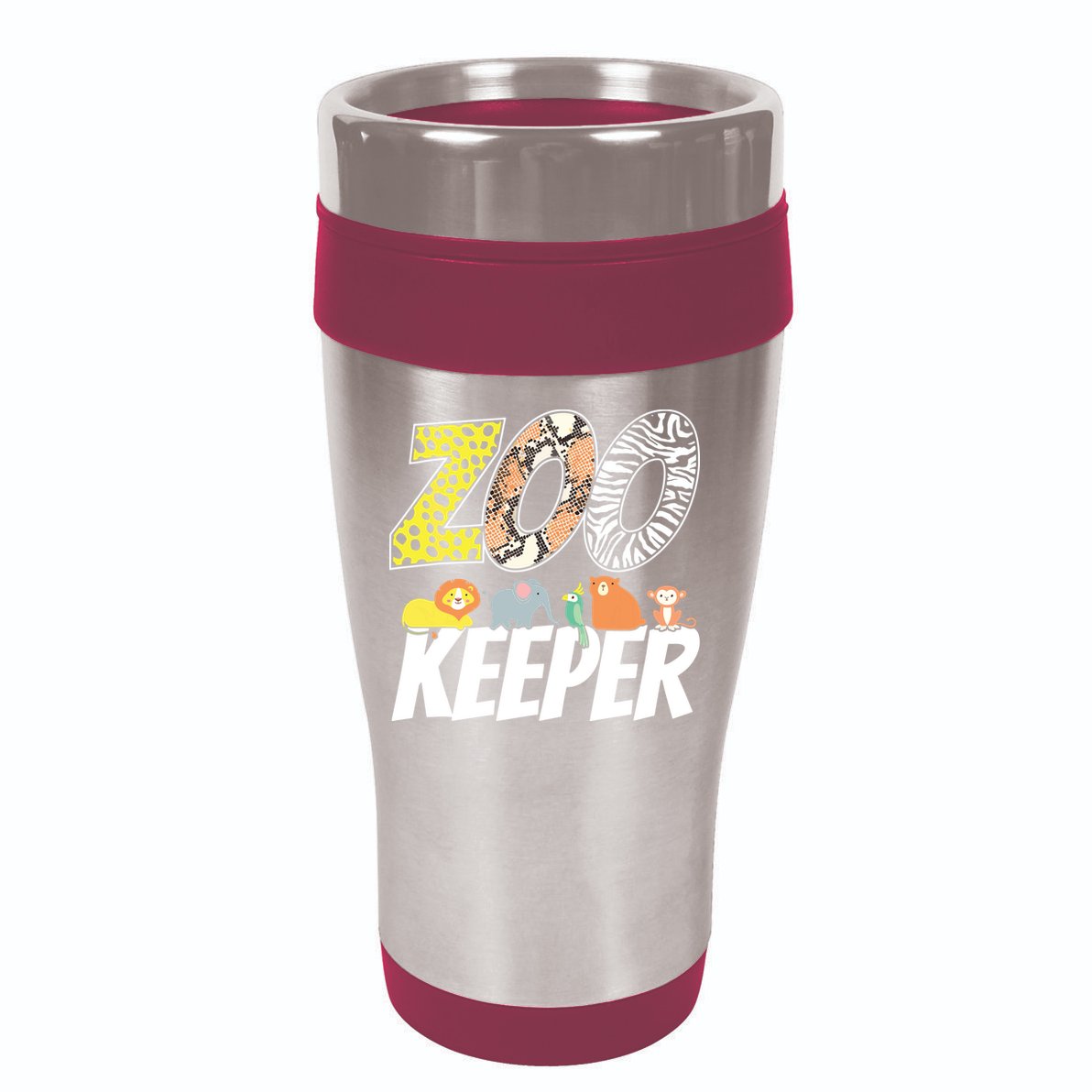 Zookeeper Costume African Savanna Zoo Keeper Animals Lover 16oz Travel Tumbler