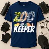 Zookeeper Costume African Savanna Zoo Keeper Animals Lover Cooling Performance Crew T-Shirt