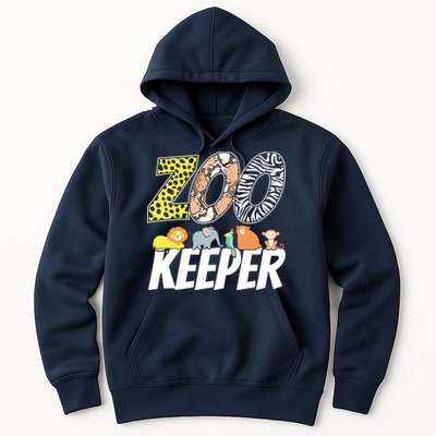 Zookeeper Costume African Savanna Zoo Keeper Animals Lover Hoodie