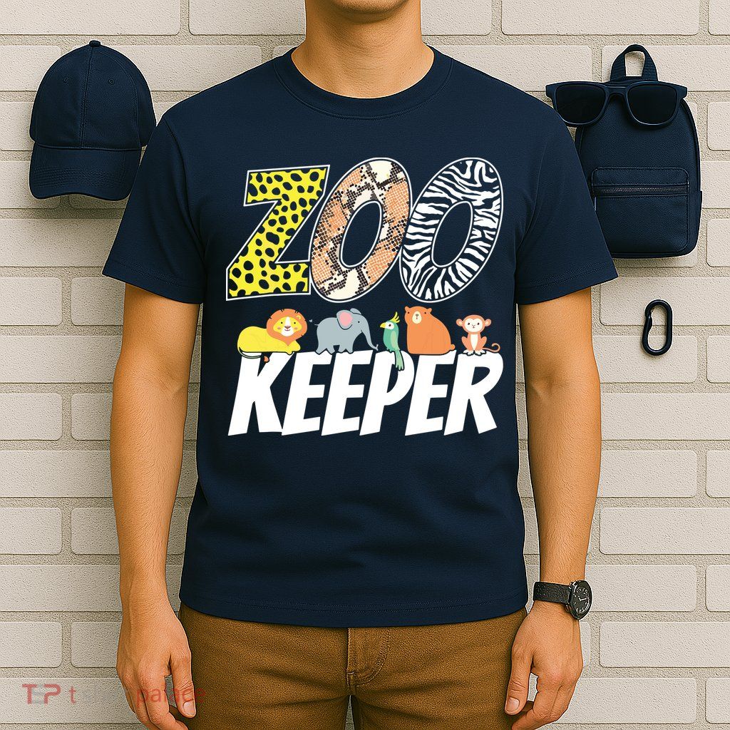 Zookeeper Costume African Savanna Zoo Keeper Animals Lover T-Shirt
