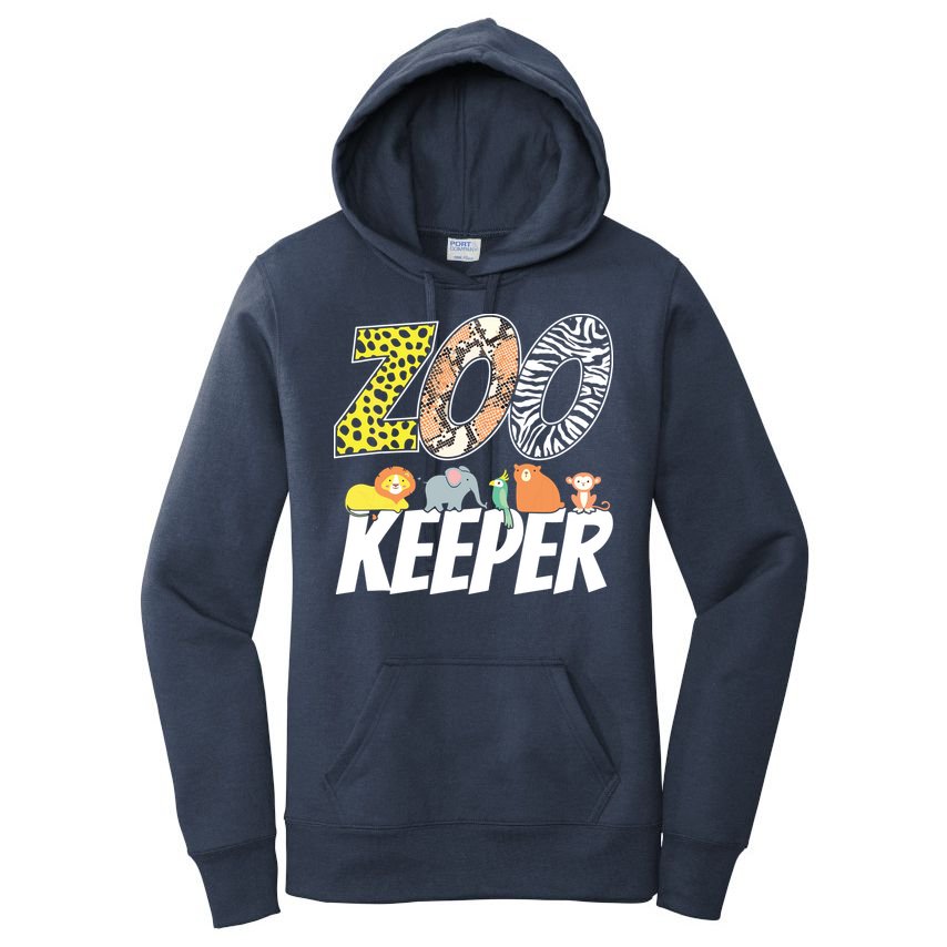 Zookeeper Costume African Savanna Zoo Keeper Animals Lover Women's Pullover Hoodie