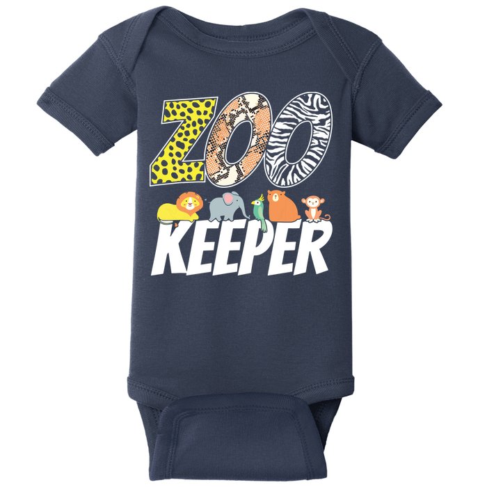 Zookeeper Costume African Savanna Zoo Keeper Animals Lover Baby Bodysuit