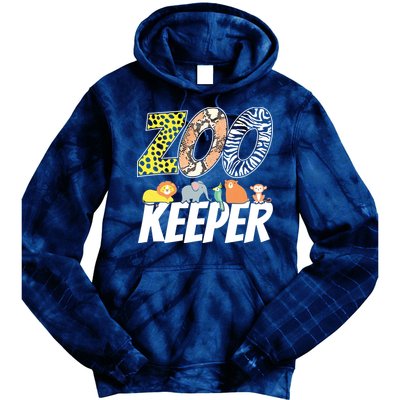 Zookeeper Costume African Savanna Zoo Keeper Animals Lover Tie Dye Hoodie