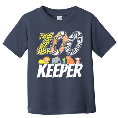 Zookeeper Costume African Savanna Zoo Keeper Animals Lover Toddler T-Shirt
