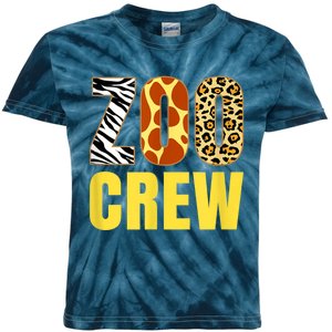 Zoo Crew Animal Print For Baby Or Adults Zoo Group Kids Tie-Dye T-Shirt