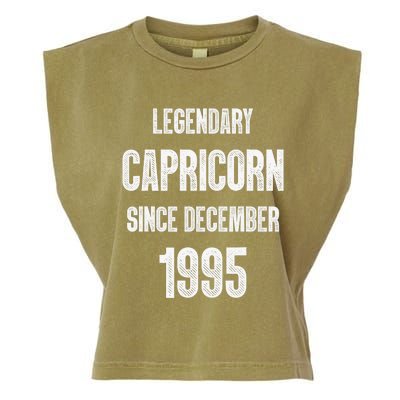 Zodiac Capricorn Birthday Legendary December 1995 Garment-Dyed Women's Muscle Tee