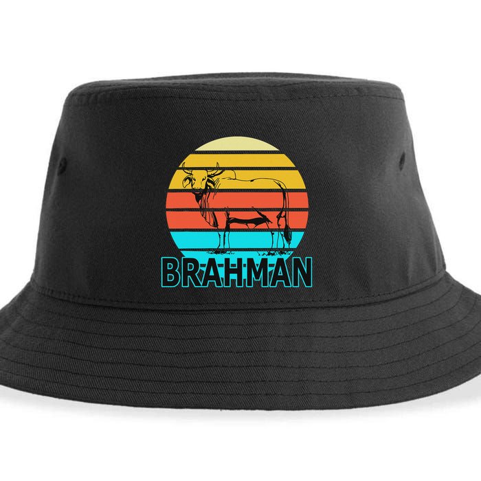 Zebu Cattle Brahma Bull Hump Dewlap Cow Indian Aurochs Sustainable Bucket Hat