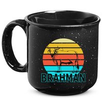 Zebu Cattle Brahma Bull Hump Dewlap Cow Indian Aurochs 15oz Campfire Ceramic Mug
