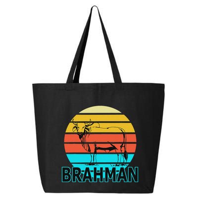 Zebu Cattle Brahma Bull Hump Dewlap Cow Indian Aurochs 25L Jumbo Tote