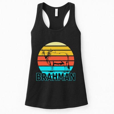 Zebu Cattle Brahma Bull Hump Dewlap Cow Indian Aurochs Womens Tank Top