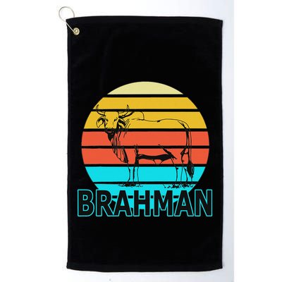 Zebu Cattle Brahma Bull Hump Dewlap Cow Indian Aurochs Golf Towel