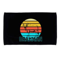 Zebu Cattle Brahma Bull Hump Dewlap Cow Indian Aurochs Microfiber Hand Towel