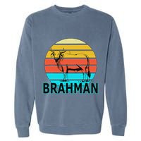 Zebu Cattle Brahma Bull Hump Dewlap Cow Indian Aurochs Garment-Dyed Sweatshirt