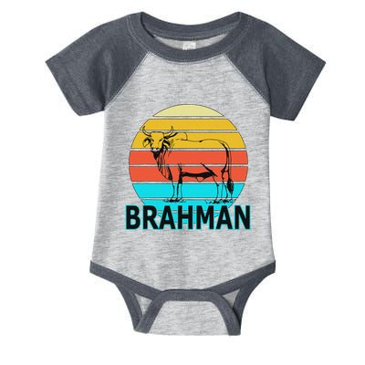 Zebu Cattle Brahma Bull Hump Dewlap Cow Indian Aurochs Infant Baby Jersey Bodysuit