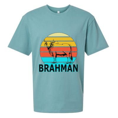 Zebu Cattle Brahma Bull Hump Dewlap Cow Indian Aurochs Sueded Cloud Jersey T-Shirt