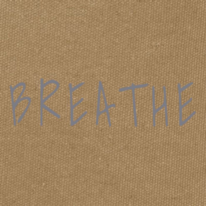 Zen Calm Breathe Yoga Meditation Cotton Canvas Backpack
