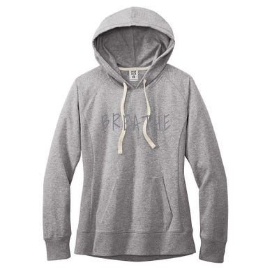 Zen Calm Breathe Yoga Meditation Women's Fleece Hoodie