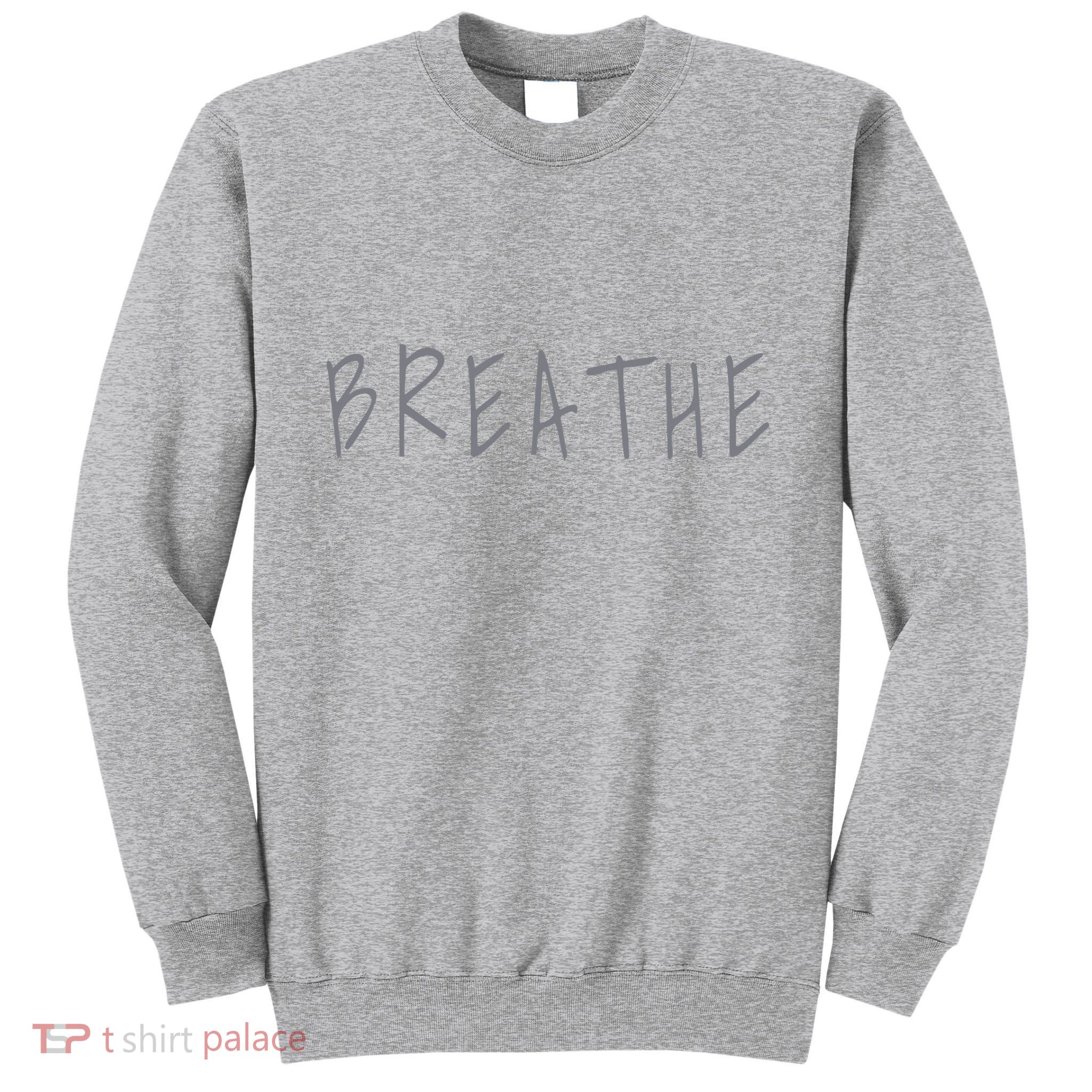 Zen Calm Breathe Yoga Meditation Tall Sweatshirt