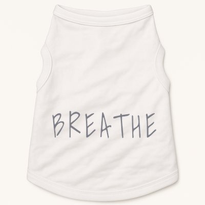 Zen Calm Breathe Yoga Meditation Doggie Tank