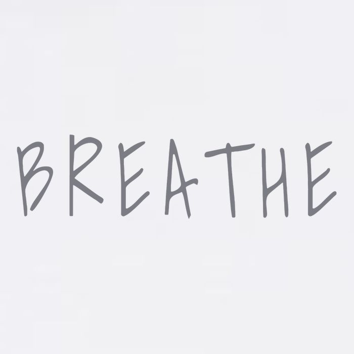 Zen Calm Breathe Yoga Meditation Cooling Performance Crew T-Shirt