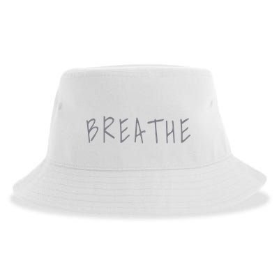 Zen Calm Breathe Yoga Meditation Sustainable Bucket Hat