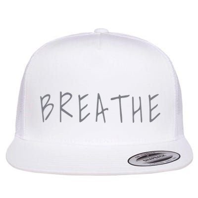 Zen Calm Breathe Yoga Meditation Flatbill Hat