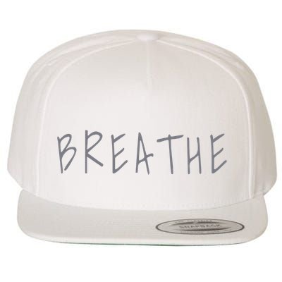 Zen Calm Breathe Yoga Meditation Wool Snapback Cap