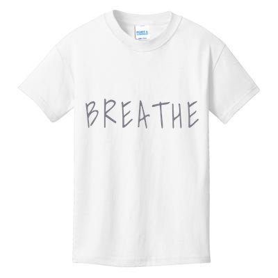 Zen Calm Breathe Yoga Meditation Kids T-Shirt