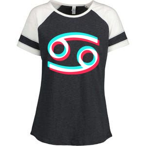 Zodiac Cancer Cool Gift And Cancer Zodiac Gift Enza Ladies Jersey Colorblock Tee