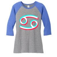 Zodiac Cancer Cool Gift And Cancer Zodiac Gift Women's Tri-Blend 3/4-Sleeve Raglan Shirt