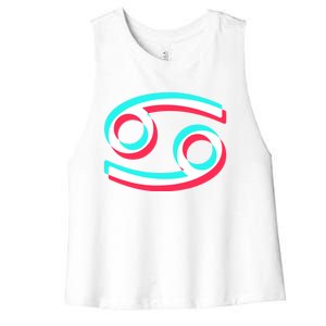 Zodiac Cancer Cool Gift And Cancer Zodiac Gift Women's Racerback Cropped Tank