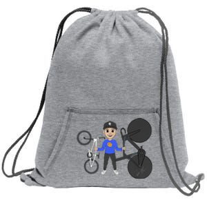 ZMann's Cycling Camp Fundraiser Sweatshirt Cinch Pack Bag