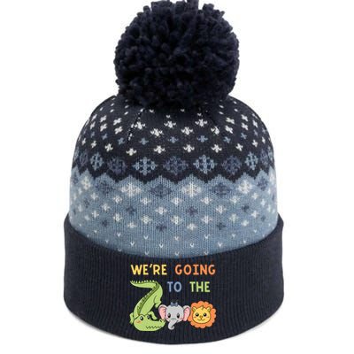 Zoo Crocodile Elephant Lion Animal Park Zookeeper The Baniff Cuffed Pom Beanie